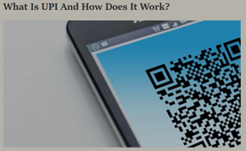 What is UPI and how does it work?