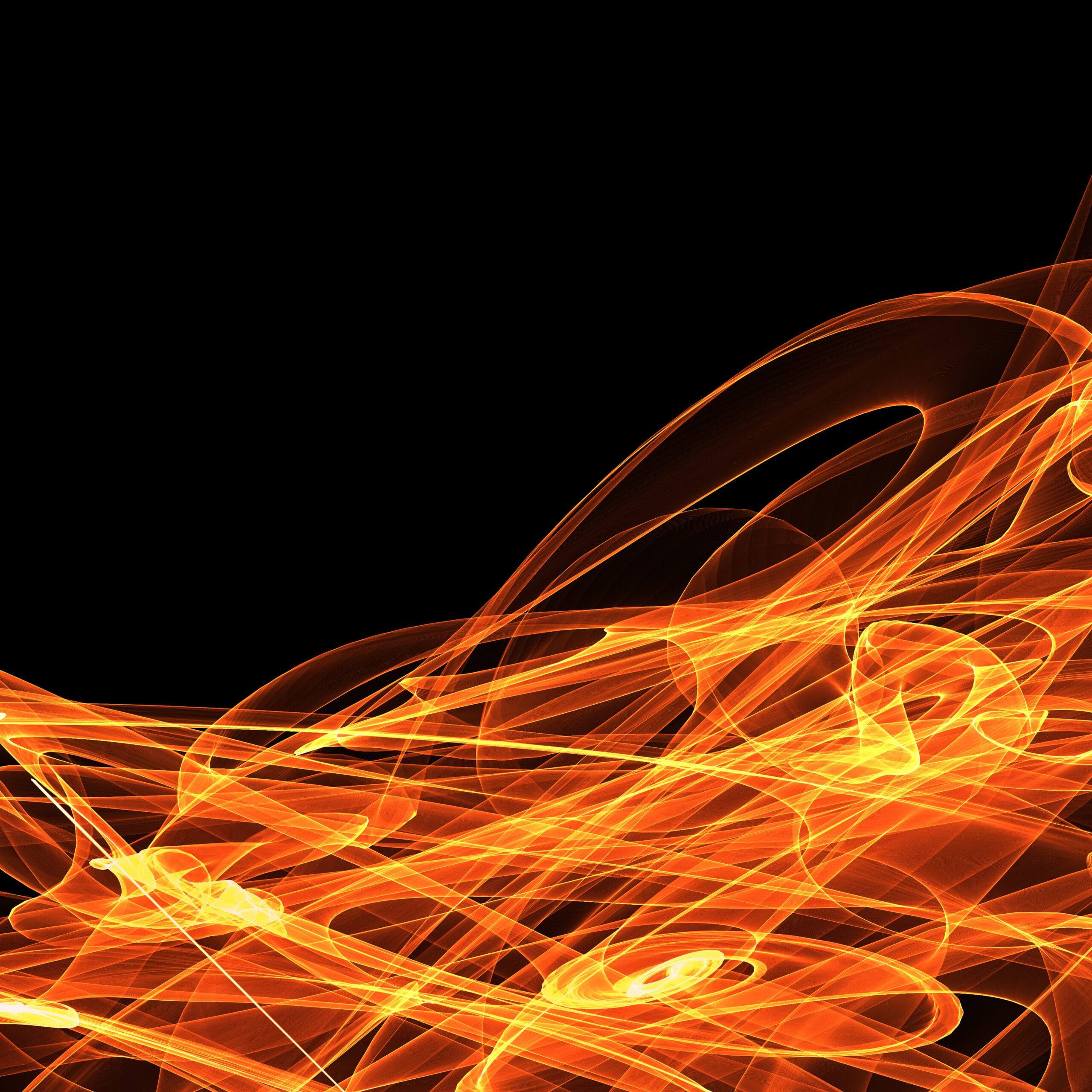 Digital bright abstract fire background