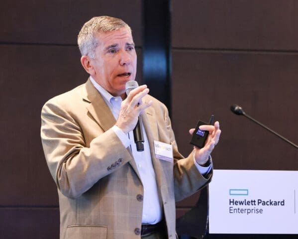 Mike Mitsch, ETI-NET Director, Business Development,addressing the recent Asia Pacific HPE NonStop Tech Summit 2024