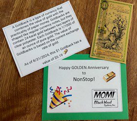 Happy Glden Anniversary to Nonstop memorabilia 