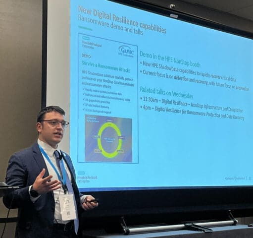 Paden Holenstein presenting at Nonstop TBC 2025