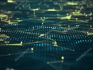 digital data network background. abstract technology, big data and big data background. 3 d rendering.