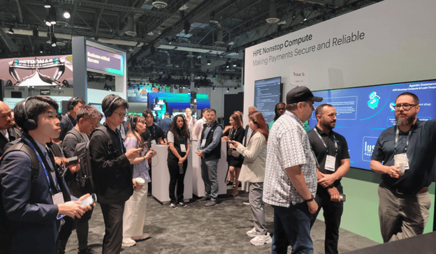 HPE Nonstop booth at HPE Discover Las Vegas, 2026